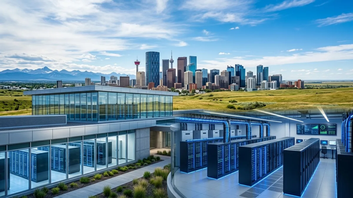 Calgary skyline with Bow River and downtown office towers — managed IT services for Calgary Alberta businesses